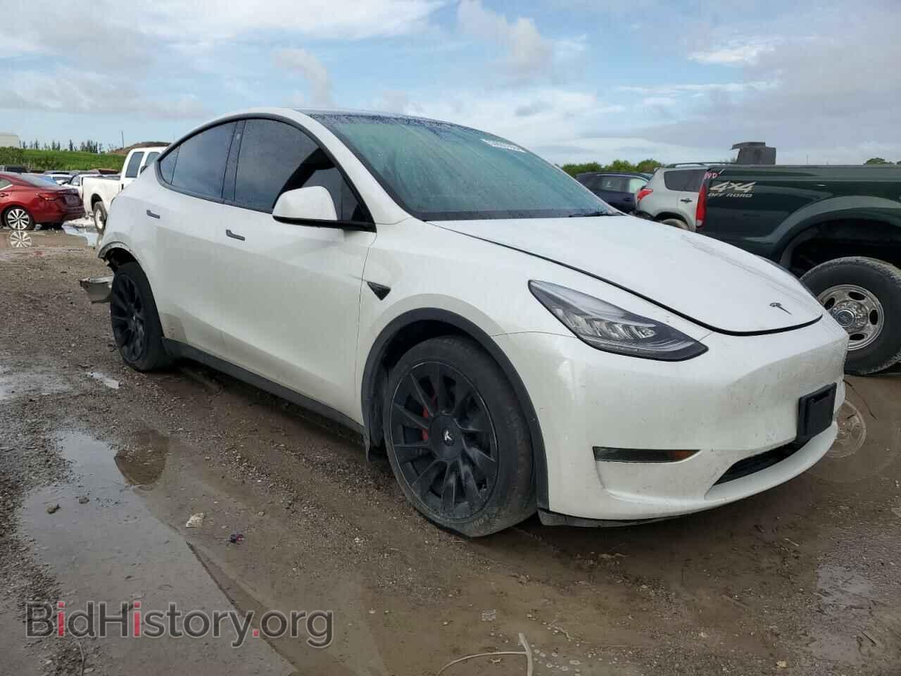 2021 TESLA MODEL Y - VIN: 5YJYGDEE1MF198959 - Фото 4