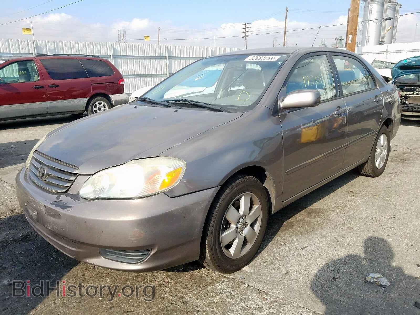 2003 TOYOTA COROLLA - VIN: 1NXBR32E33Z045175 - Фото 2