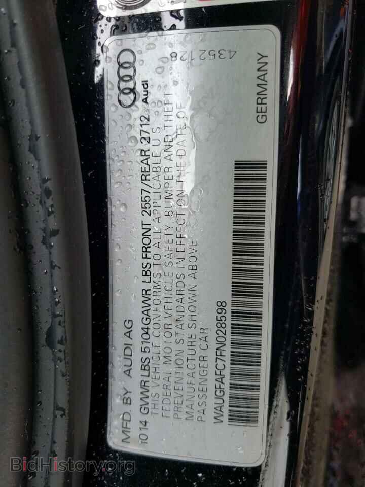 2015 AUDI A6 - VIN: WAUGFAFC7FN028598 - Фото 10