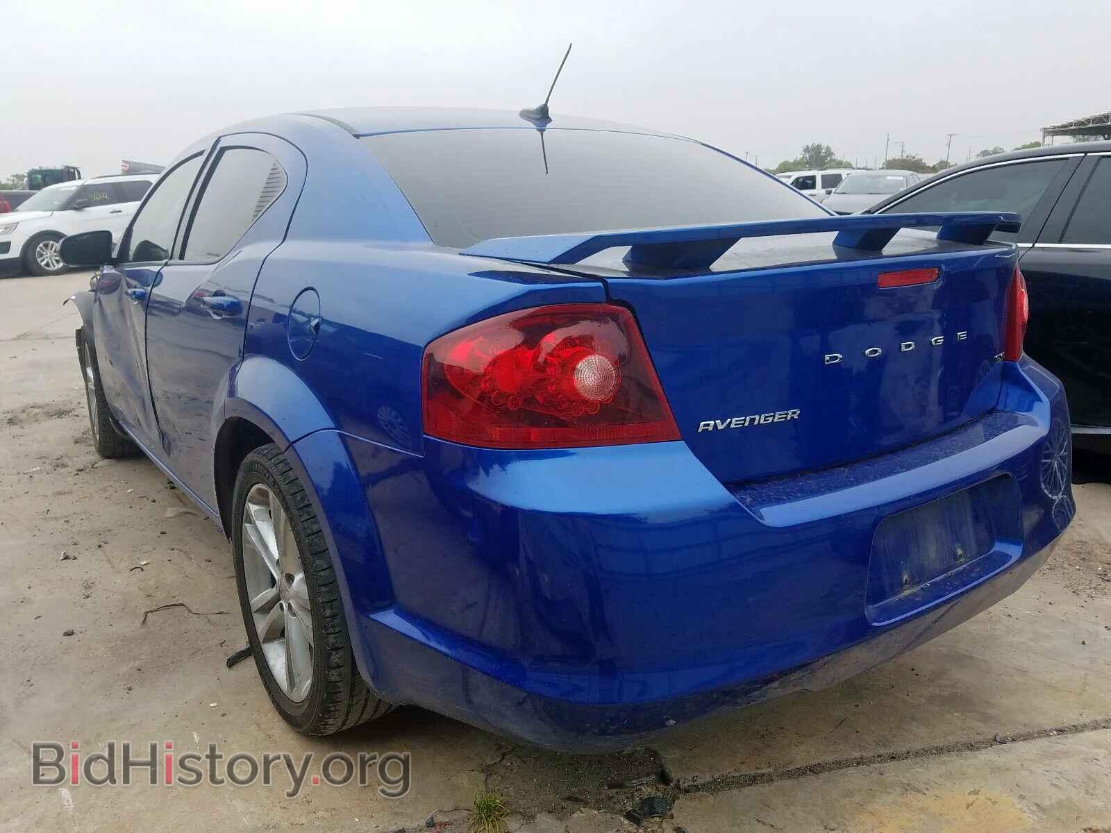 2013 DODGE AVENGER - VIN: 1C3CDZCBXDN610892 - Фото 3