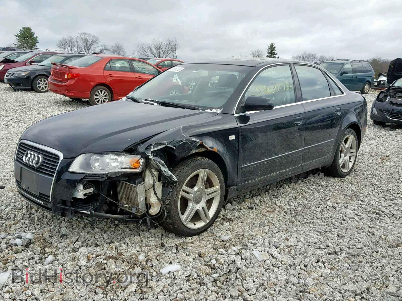 2007 AUDI A4 - VIN: WAUDF78EX7A153219 - Фото 2