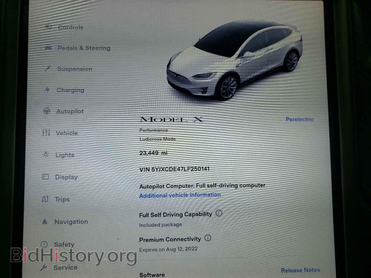 2020 TESLA MODEL X - VIN: 5YJXCDE47LF250141 - Фото 8