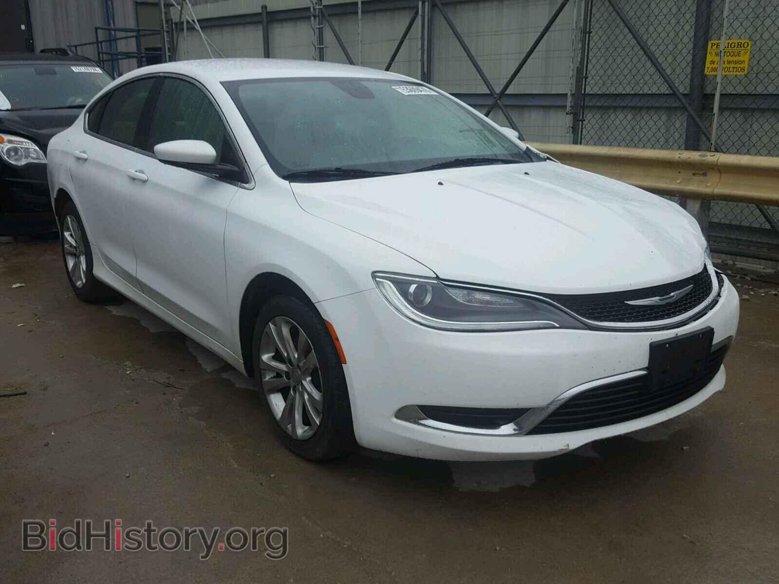 Фотография 1C3CCCAB5FN701316 - CHRYSLER 200 2015