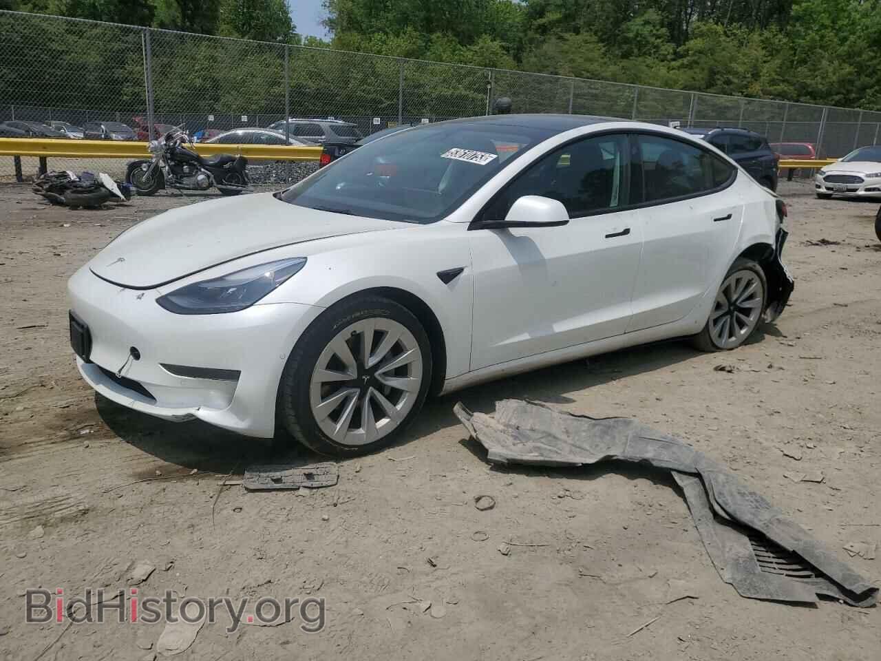Photo 5YJ3E1EA1NF192043 - TESLA MODEL 3 2022