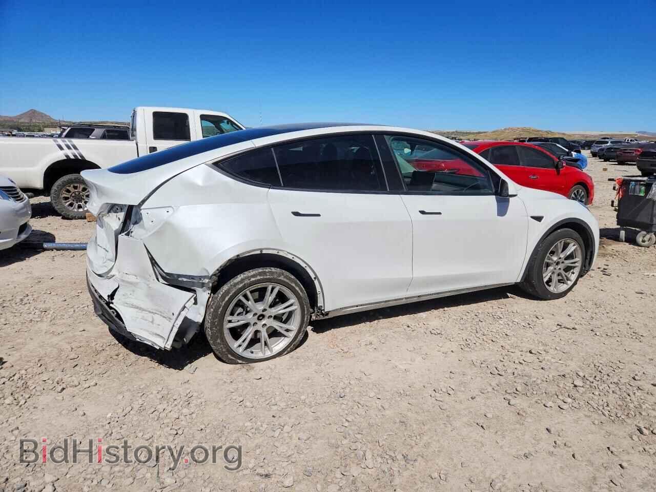 2022 TESLA MODEL Y - VIN: 7SAYGAEEXNF518718 - Фото 3