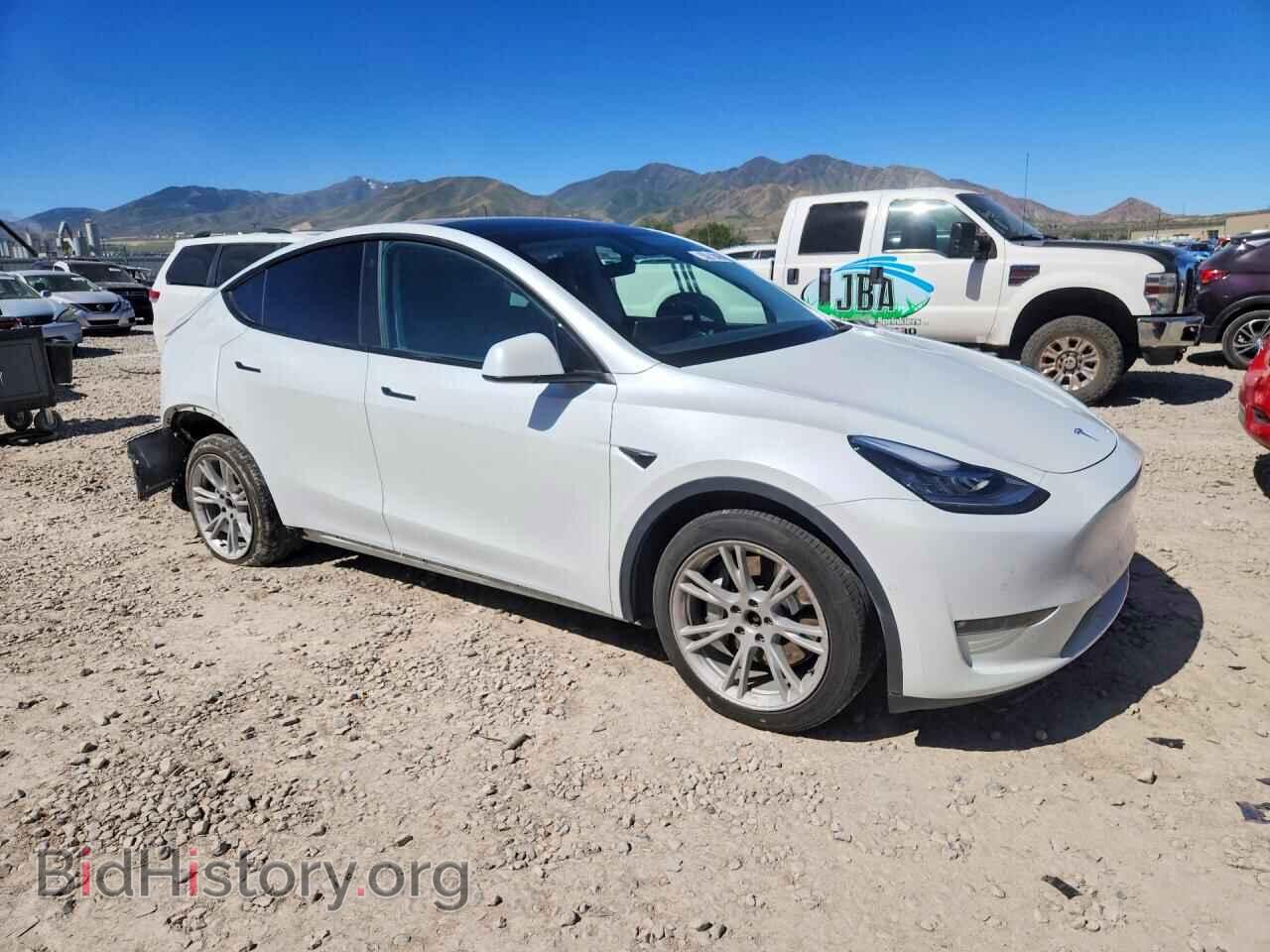2022 TESLA MODEL Y - VIN: 7SAYGAEEXNF518718 - Фото 4