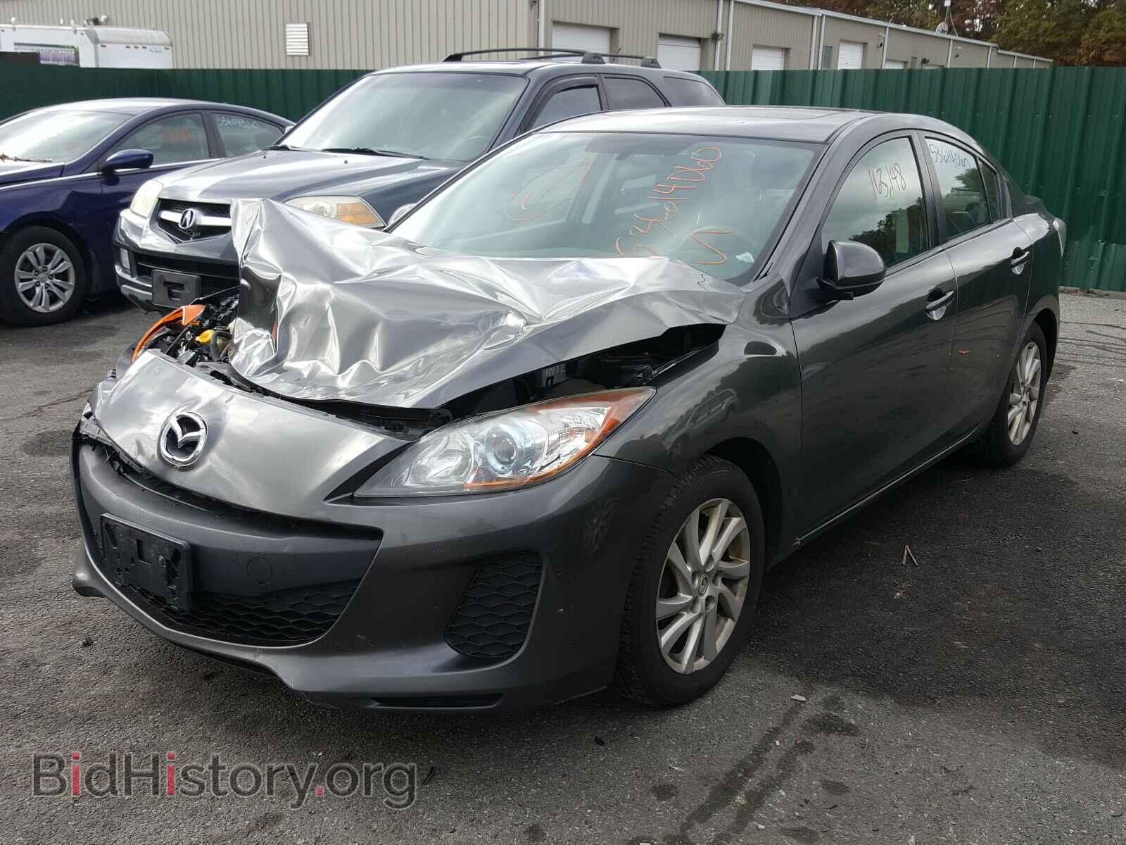 2012 MAZDA 3 - VIN: JM1BL1V80C1692148 - Фото 2