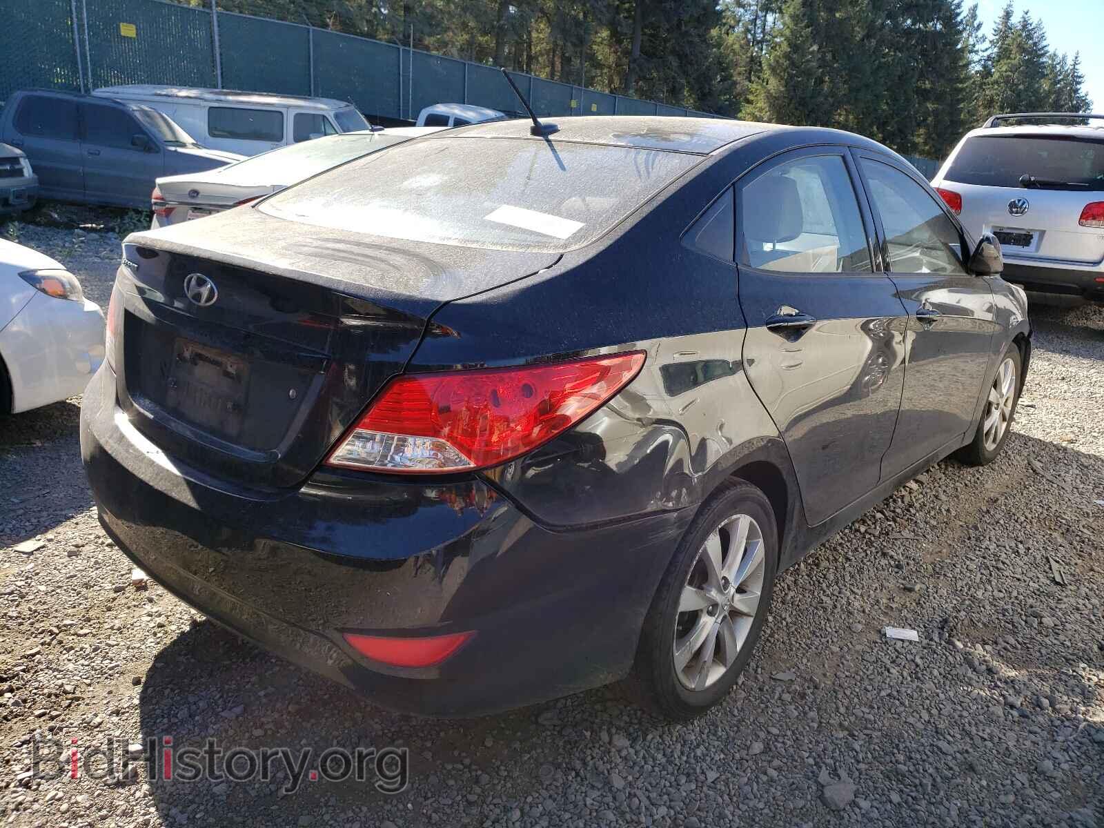 2012 HYUNDAI ACCENT - VIN: KMHCU4AE5CU131145 - Фото 4