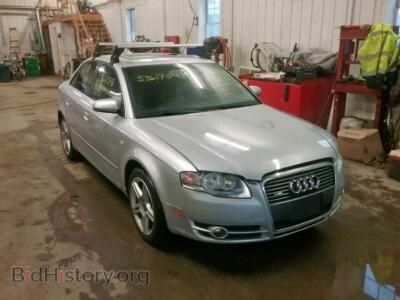 2007 Audi A4 A4 2.0T QU, серебристый — VIN WAUDF78E87A077757, Copart