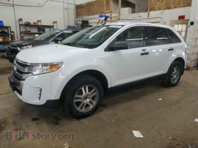 2014 Ford EDGE SE, white — VIN 2FMDK3GC3EBB17666, Copart