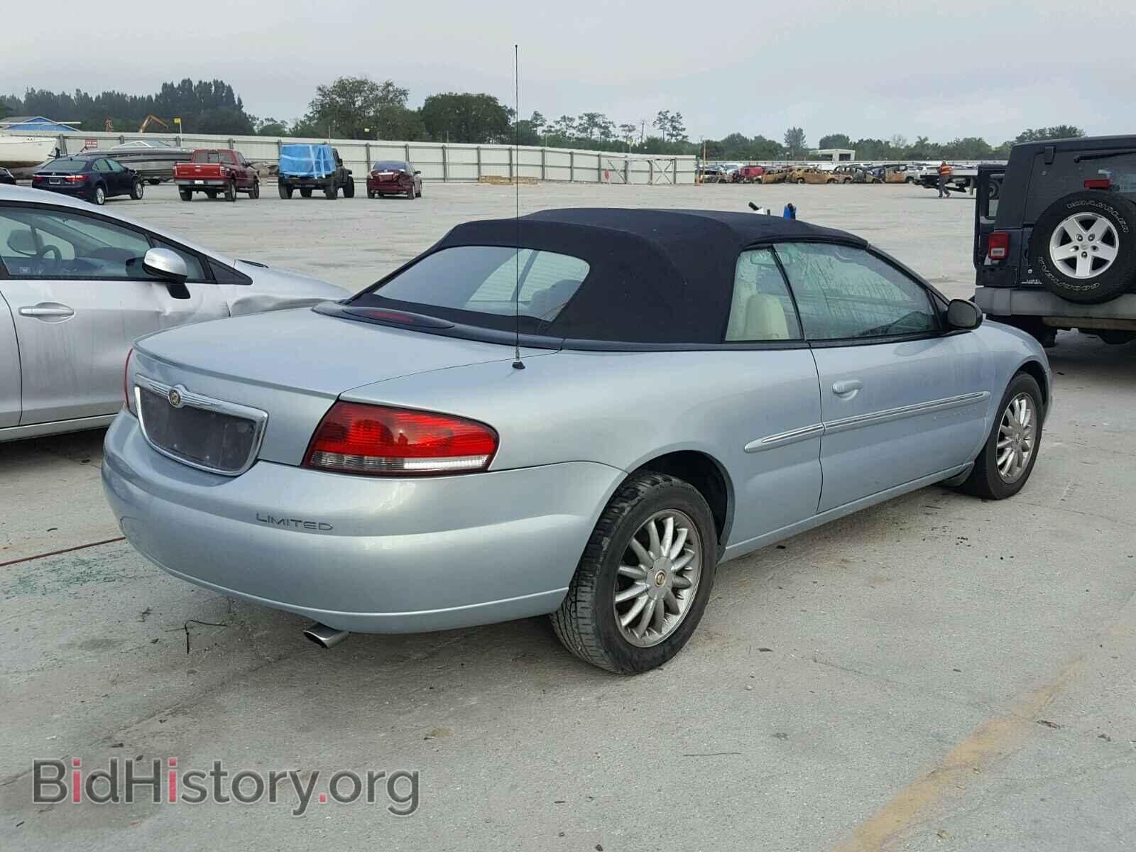 2001 CHRYSLER SEBRING - VIN: 1C3EL65U01N663671 - Фото 4