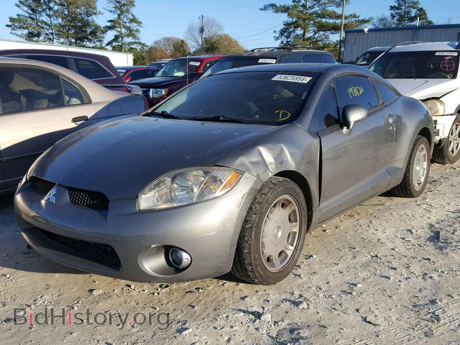 2006 MITSUBISHI ECLIPSE - VIN: 4A3AK34T66E014367 - Фото 2
