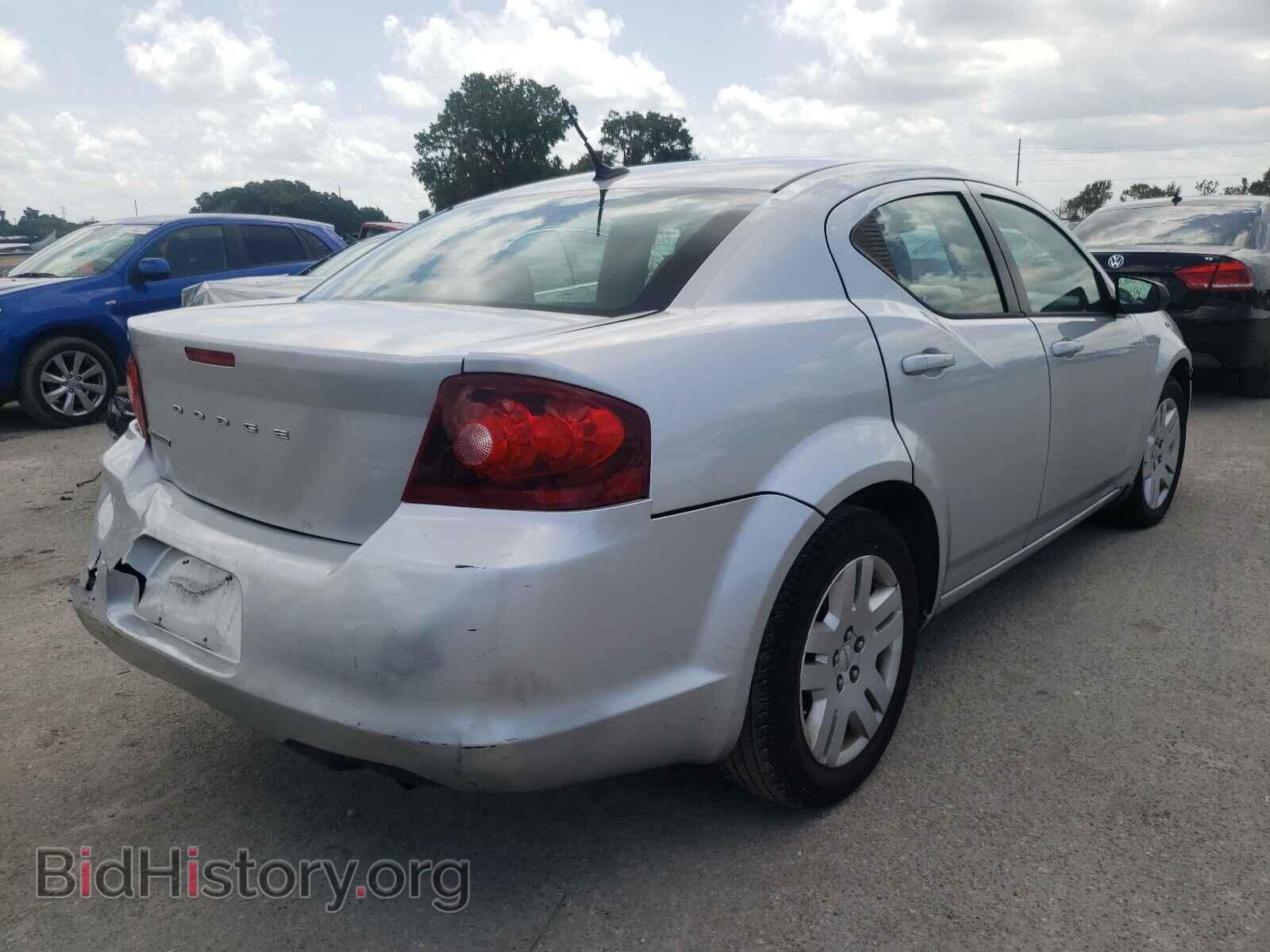 2012 DODGE AVENGER - VIN: 1C3CDZABXCN204628 - Фото 4