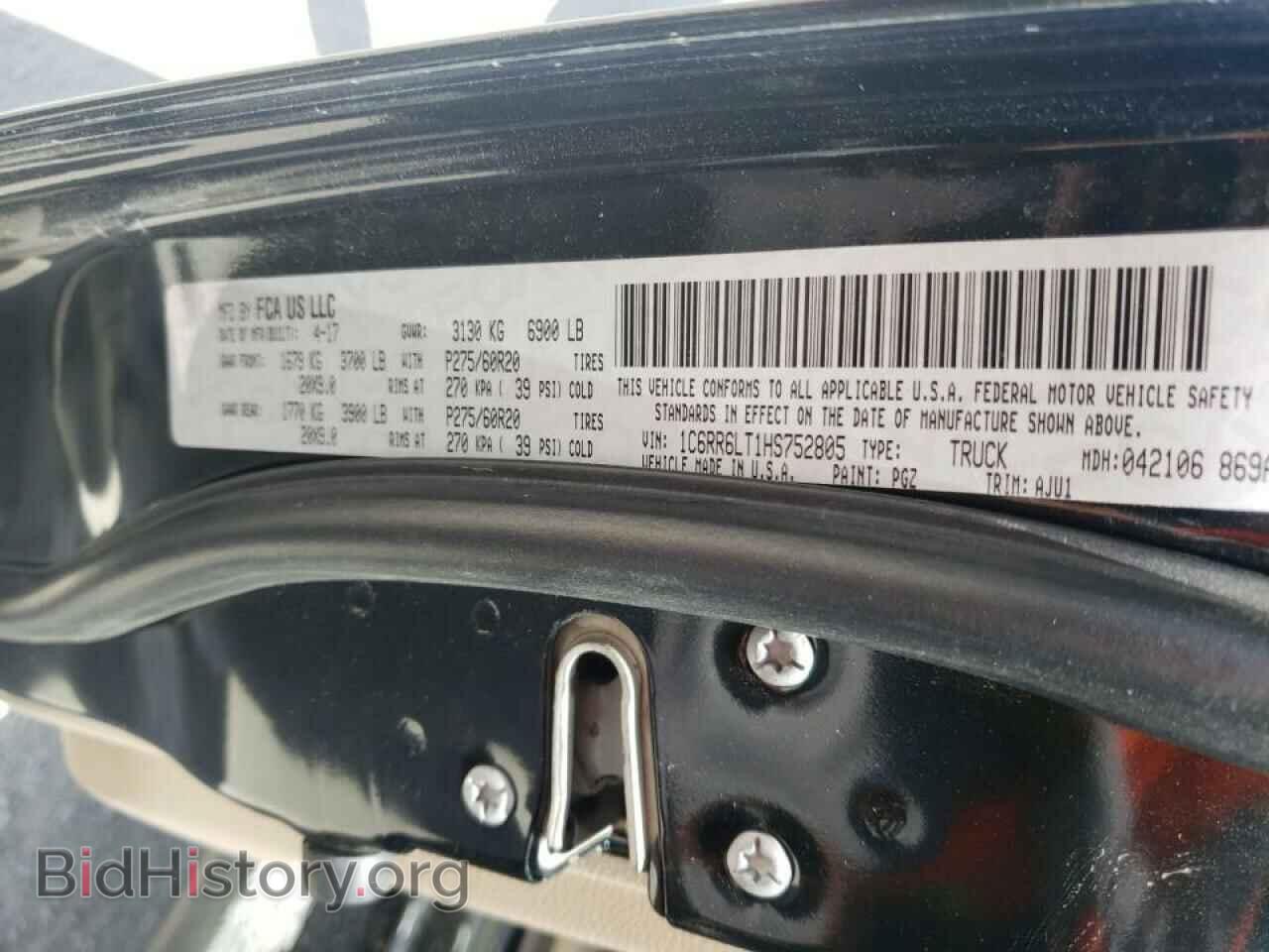 2017 RAM 1500 - VIN: 1C6RR6LT1HS752805 - Photo 10