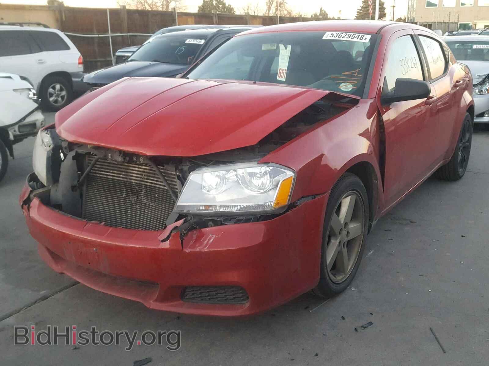2014 DODGE AVENGER - VIN: 1C3CDZAB3EN108374 - Фото 2