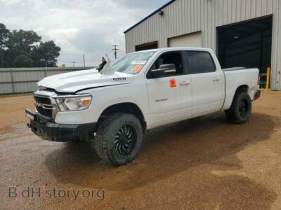 2022 RAM 1500 Big Horn/Lone Star, white — VIN 1C6SRFFT8NN379401, Copart