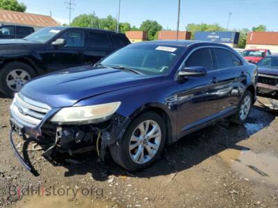 2011 Ford TAURUS SEL, blue — VIN 1FAHP2EW2BG105209, Copart