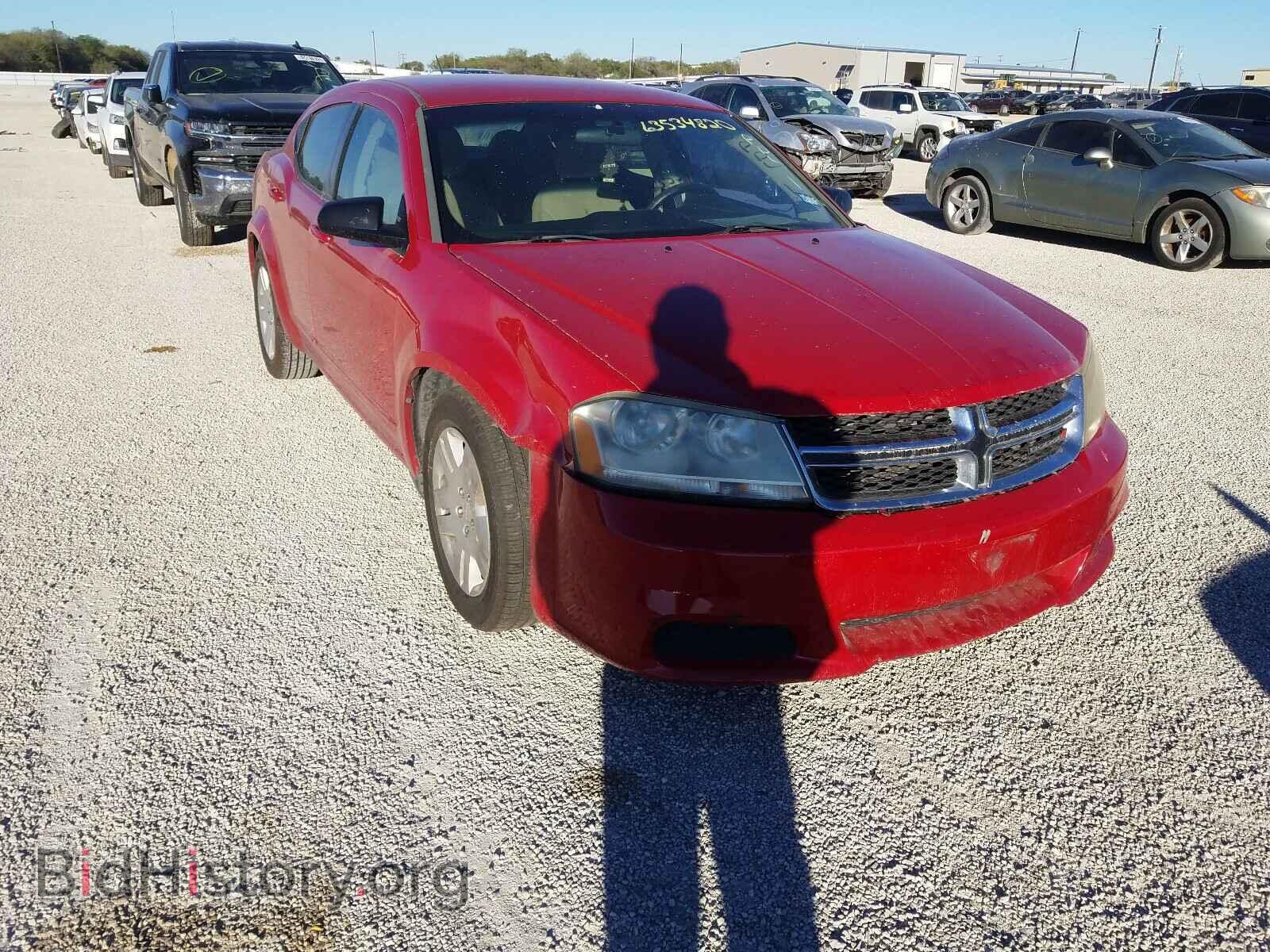 Photo 1C3CDZAB8CN133994 - DODGE AVENGER 2012