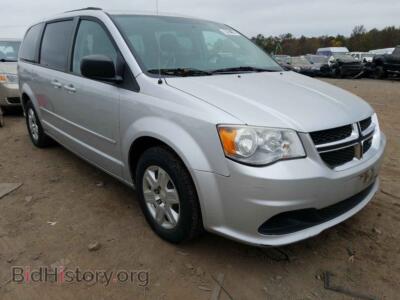 2011 Dodge CARAVAN Grand Cara, silver — VIN 2D4RN4DG9BR602009, Copart