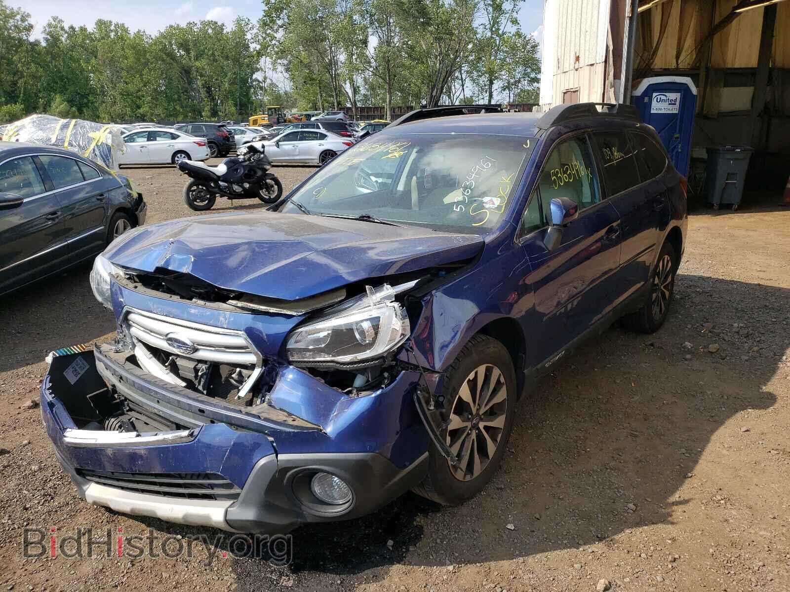 2016 SUBARU OUTBACK - VIN: 4S4BSAJC0G3242454 - Фото 2