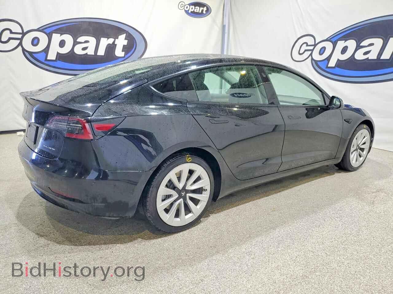 2022 TESLA MODEL 3 - VIN: 5YJ3E1EB0NF289050 - Фото 3