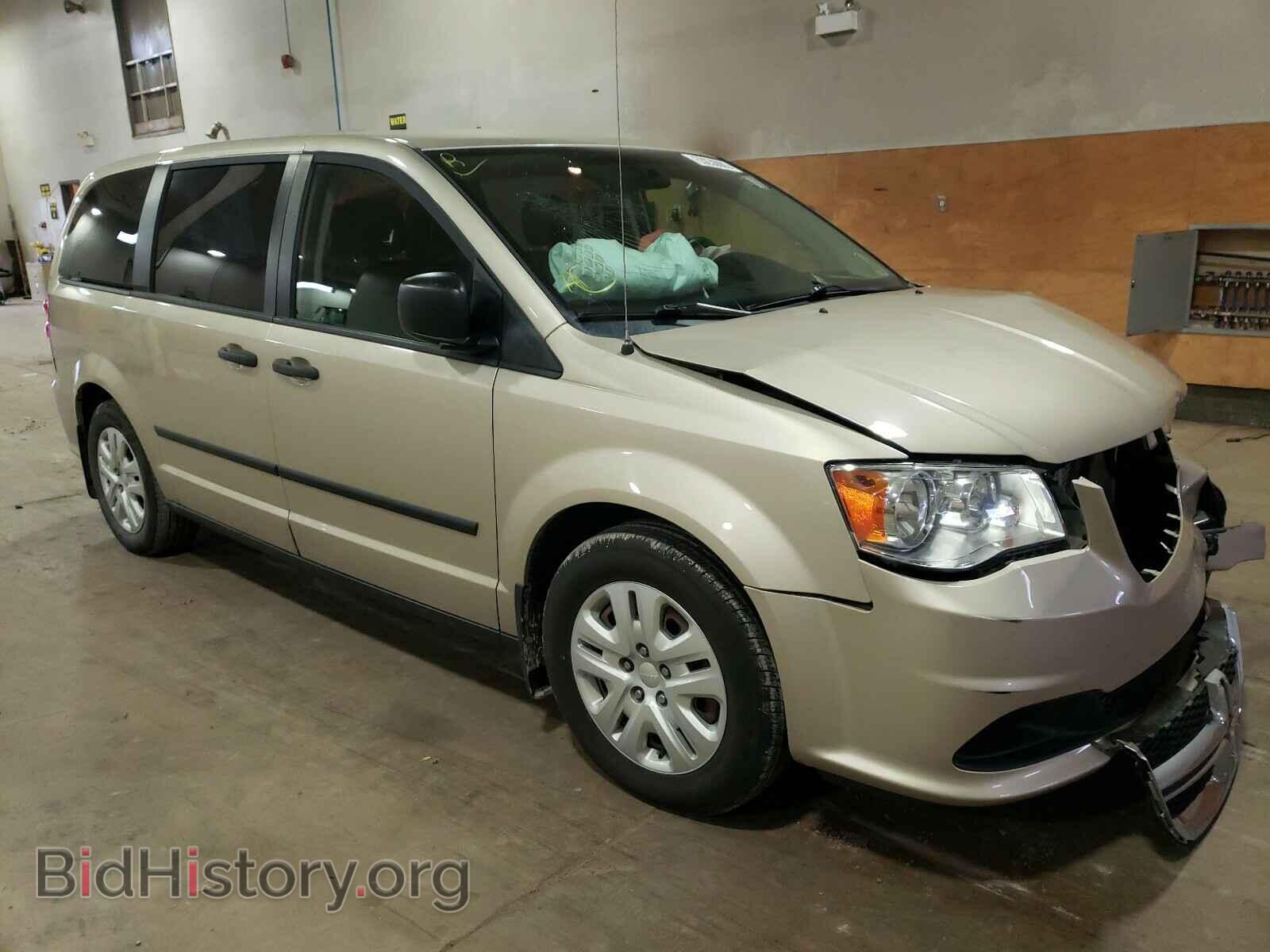 Фотография 2C4RDGBG5GR123307 - DODGE CARAVAN 2016