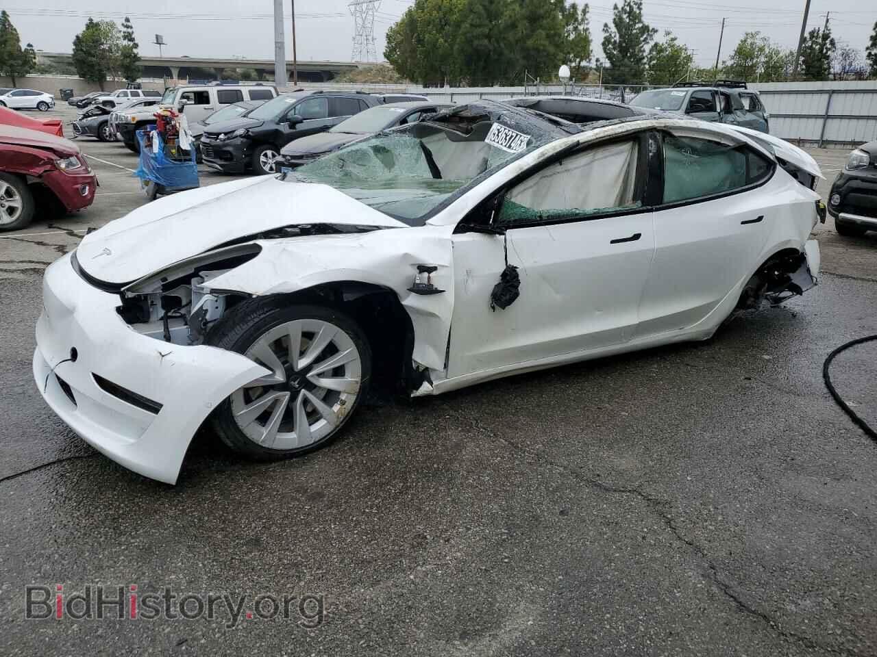 Фотография 5YJ3E1EB8NF144161 - TESLA MODEL 3 2022