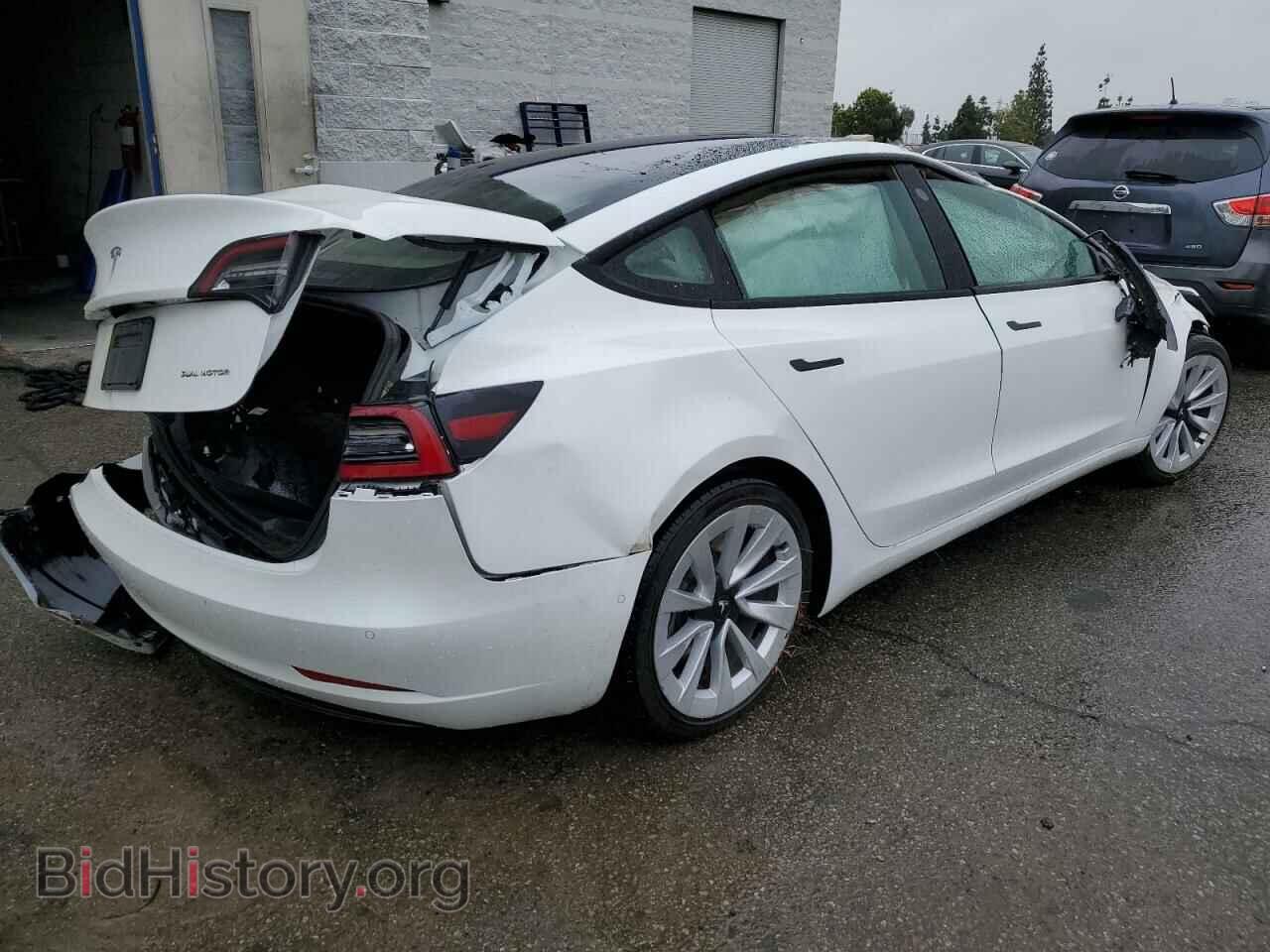 2022 TESLA MODEL 3 - VIN: 5YJ3E1EB8NF144161 - Фото 3