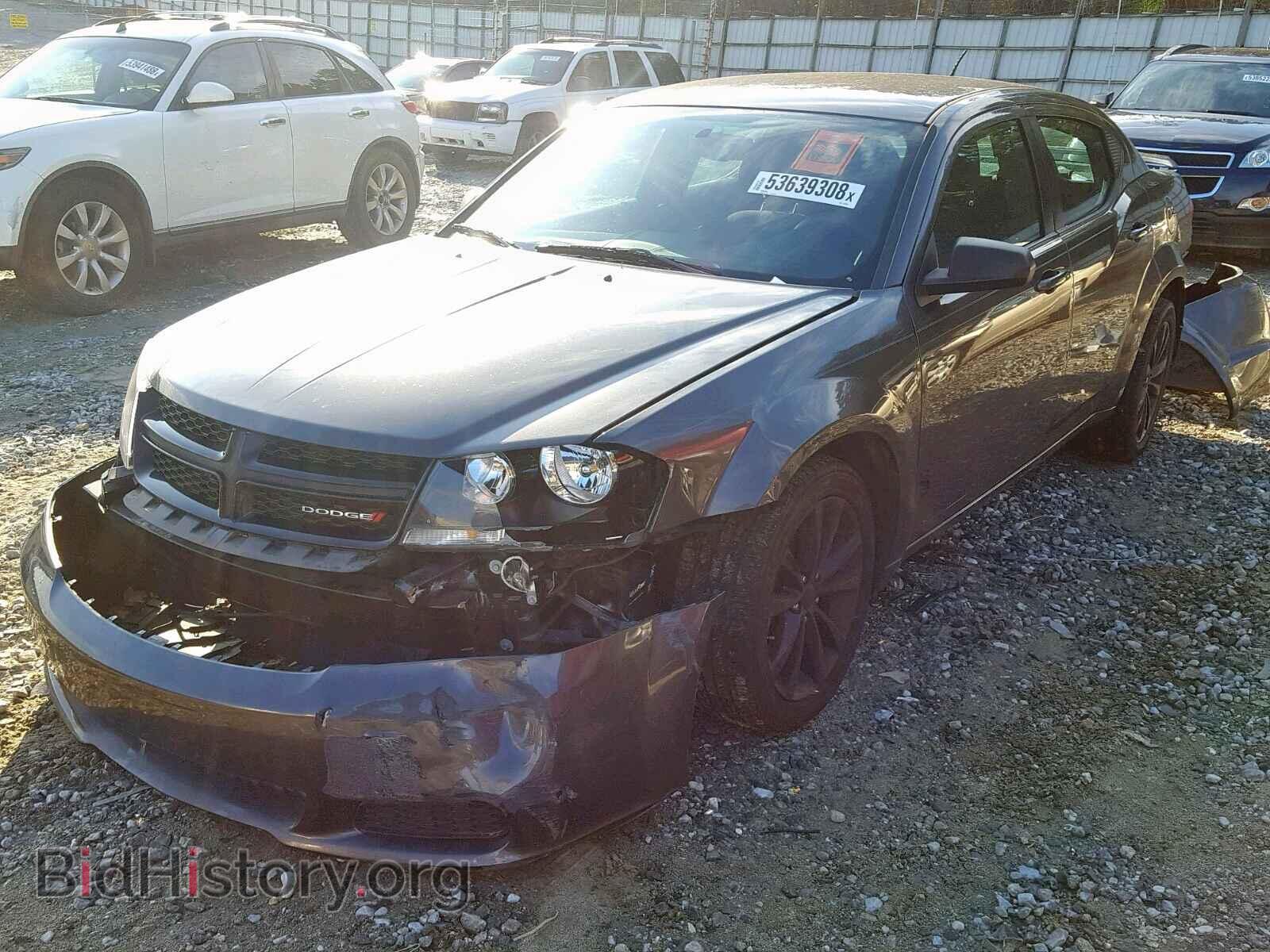 2014 DODGE AVENGER - VIN: 1C3CDZAB0EN223658 - Фото 2