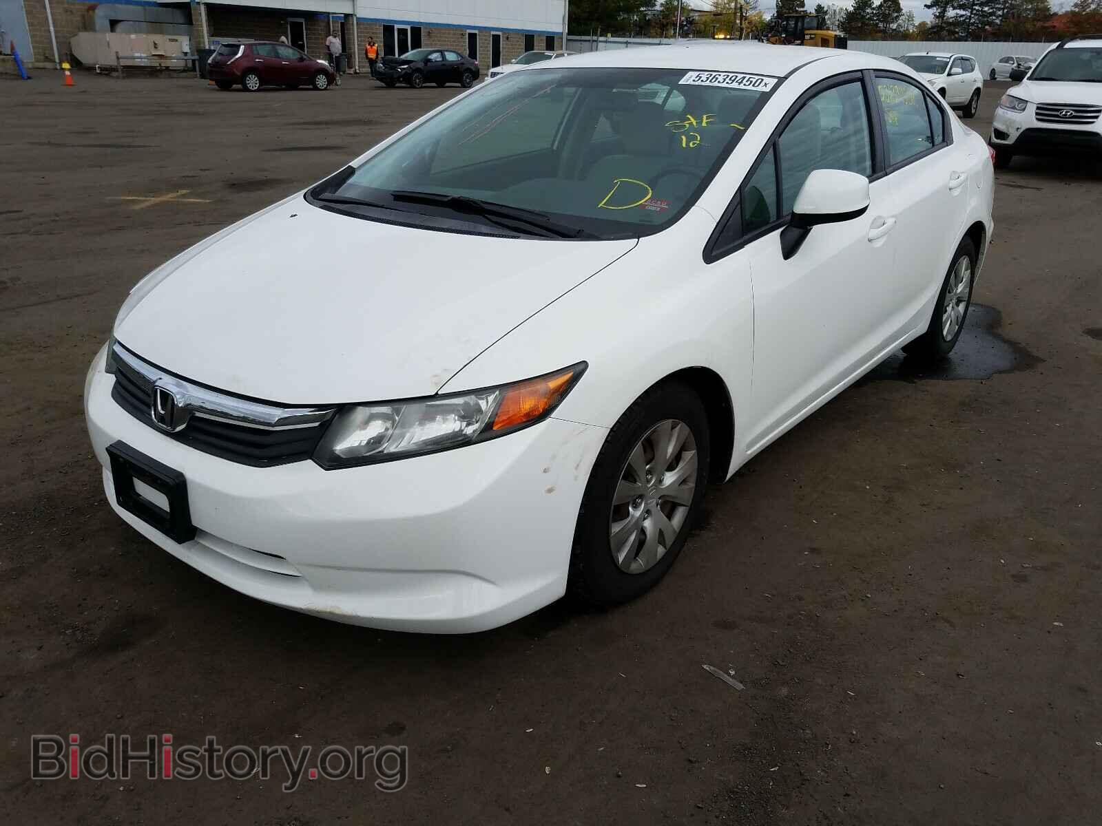 2012 HONDA CIVIC - VIN: 2HGFB2F50CH561447 - Фото 2