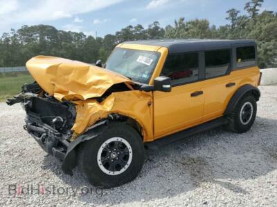 2022 Ford BRONCO Base, yellow — VIN 1FMEE5DH2NLB68468, Copart