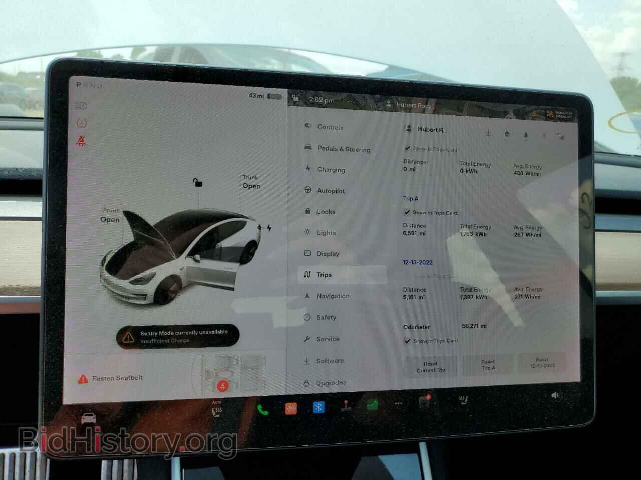 2019 TESLA MODEL 3 - VIN: 5YJ3E1EA4KF447571 - Фото 9