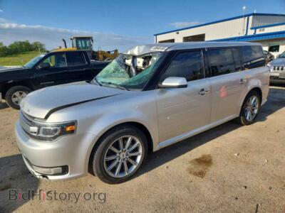 2013 Ford FLEX, silver — VIN 2FMGK5D80DBD03589, Copart