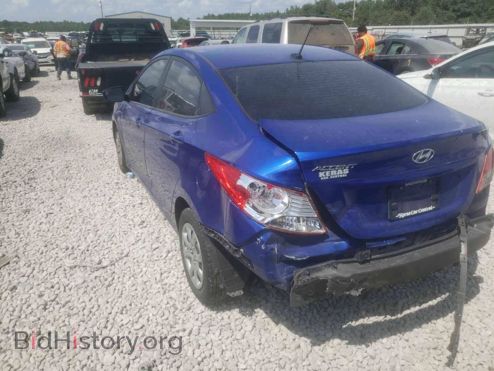 2014 HYUNDAI ACCENT - VIN: KMHCT4AE6EU690208 - Фото 3