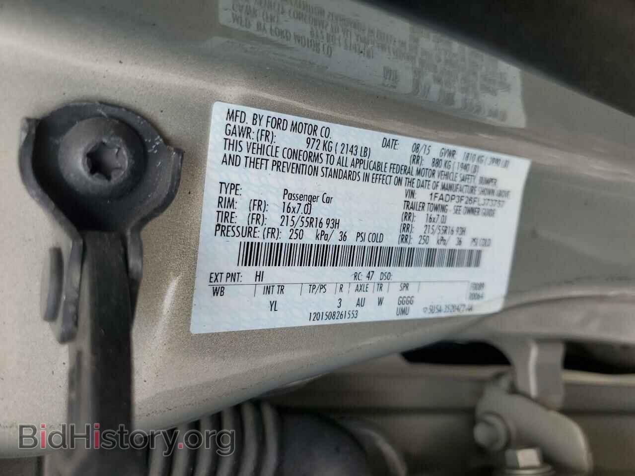 2015 FORD FOCUS - VIN: 1FADP3F26FL373757 - Фото 12