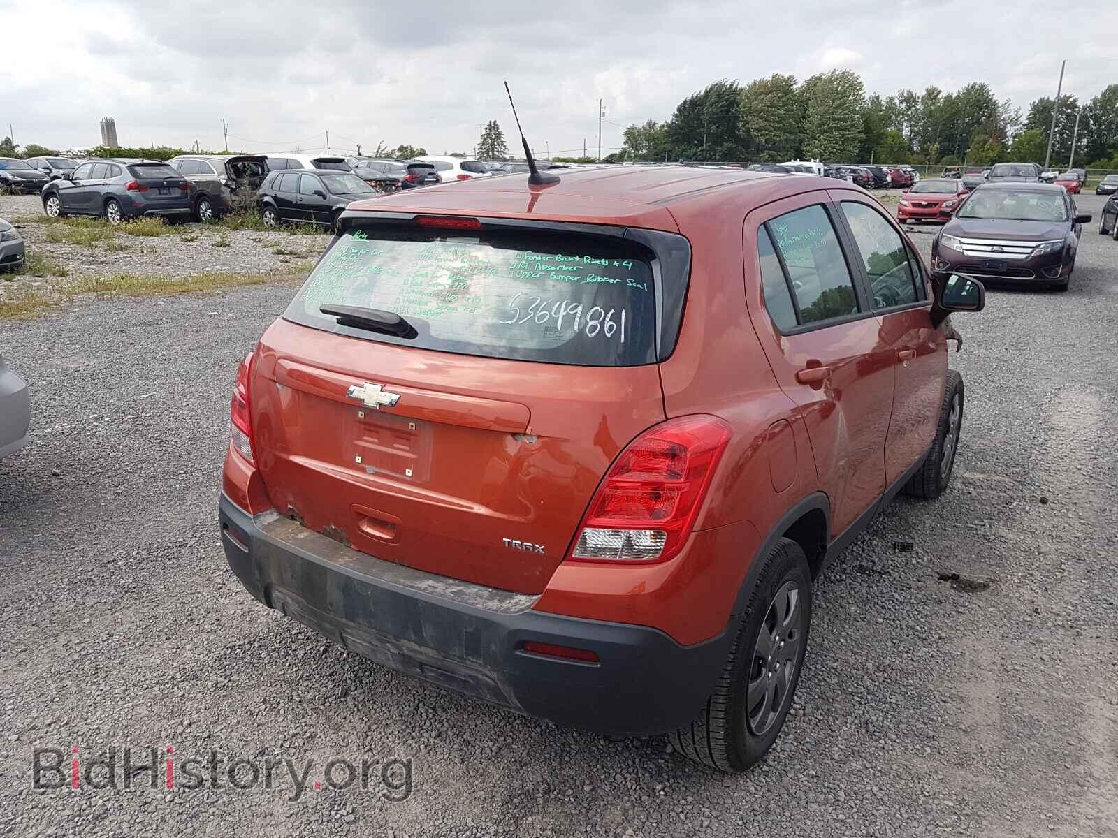 2014 CHEVROLET TRAX - VIN: 3GNCJKEB6EL150325 - Фото 4