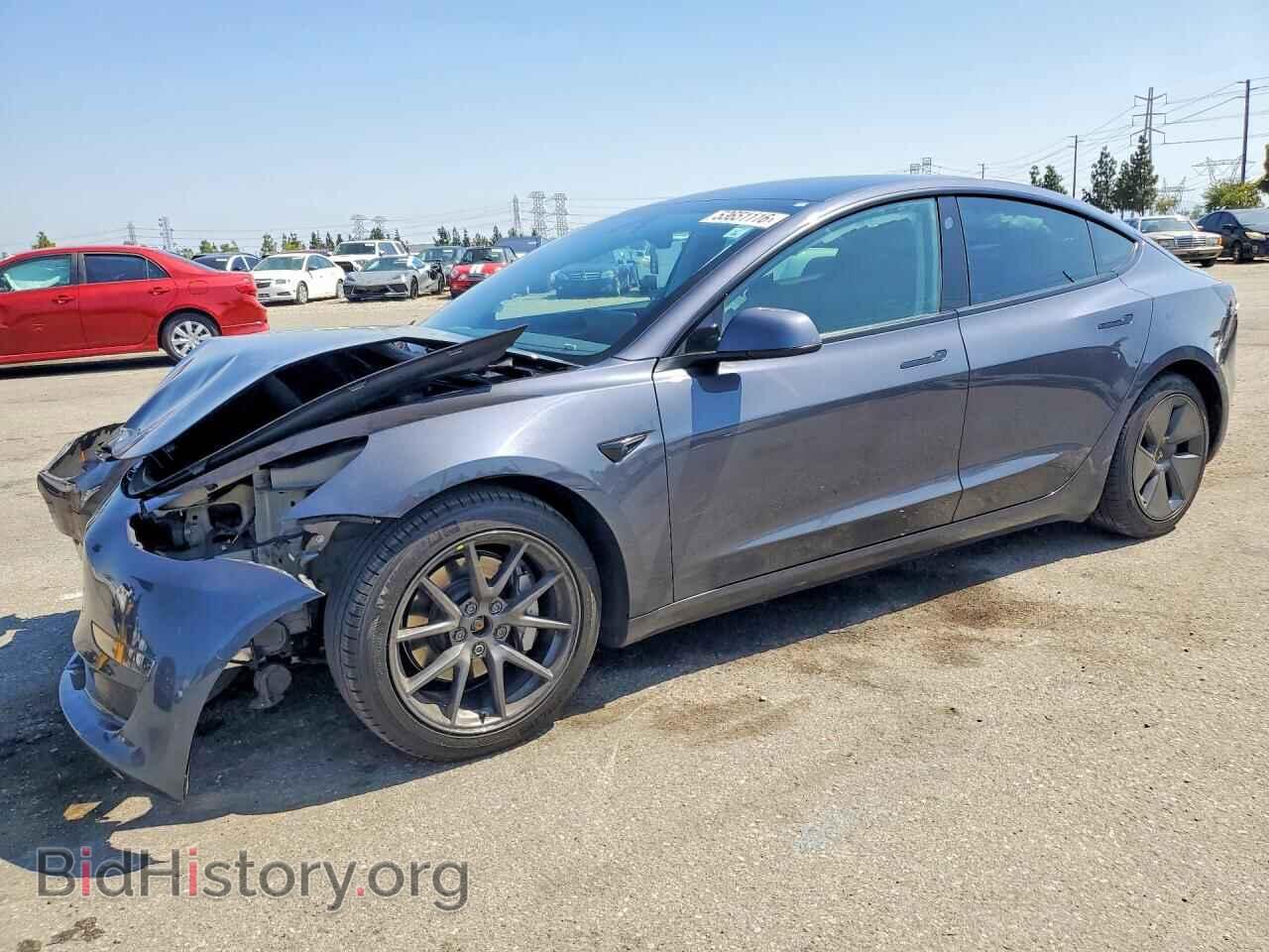 Photo 5YJ3E1EB4NF275975 - TESLA MODEL 3 2022
