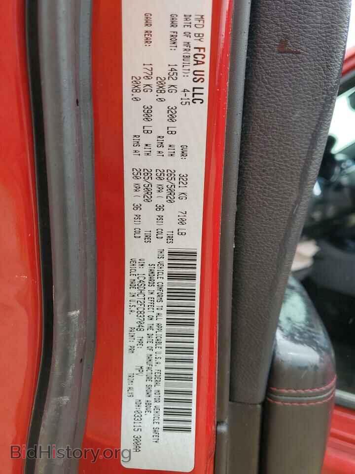 2015 DODGE DURANGO - VIN: 1C4SDHCT2FC837048 - Photo 13