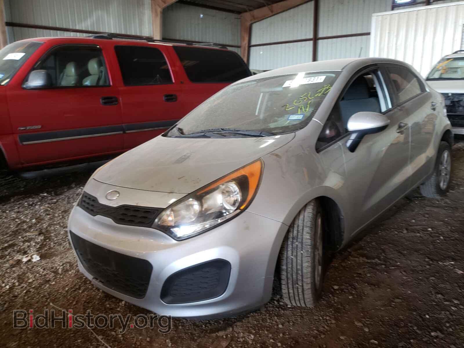 2013 KIA RIO - VIN: KNADM5A36D6205673 - Фото 2