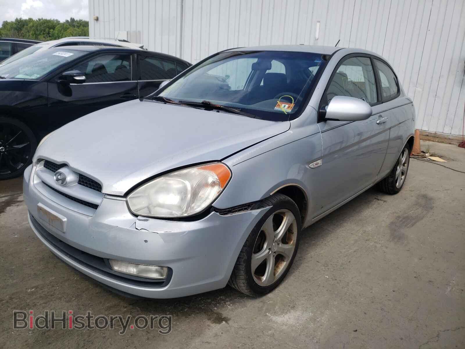 2007 HYUNDAI ACCENT - VIN: KMHCN36C27U003949 - Фото 2
