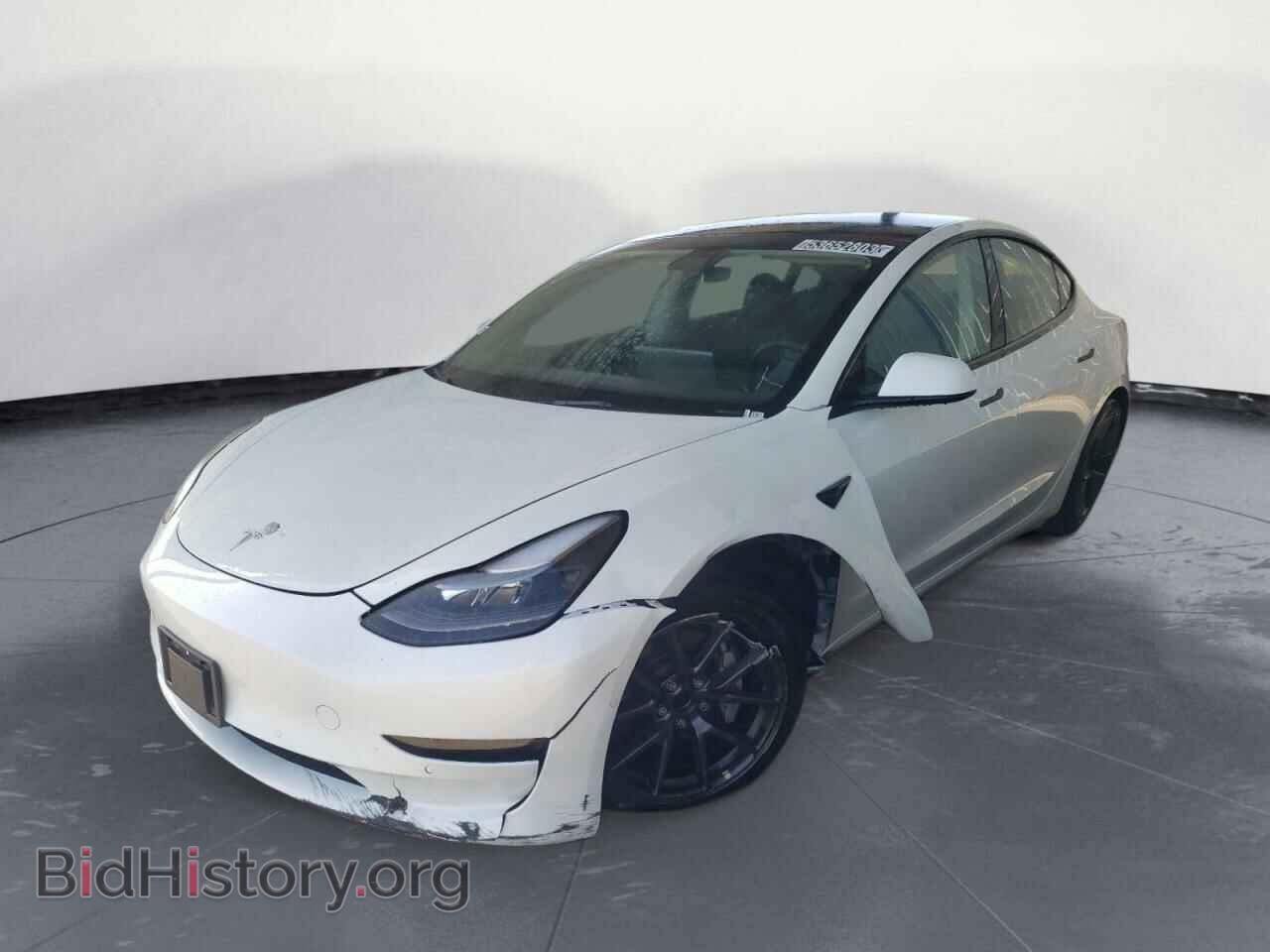 Photo 5YJ3E1EA1NF372557 - TESLA MODEL 3 2022