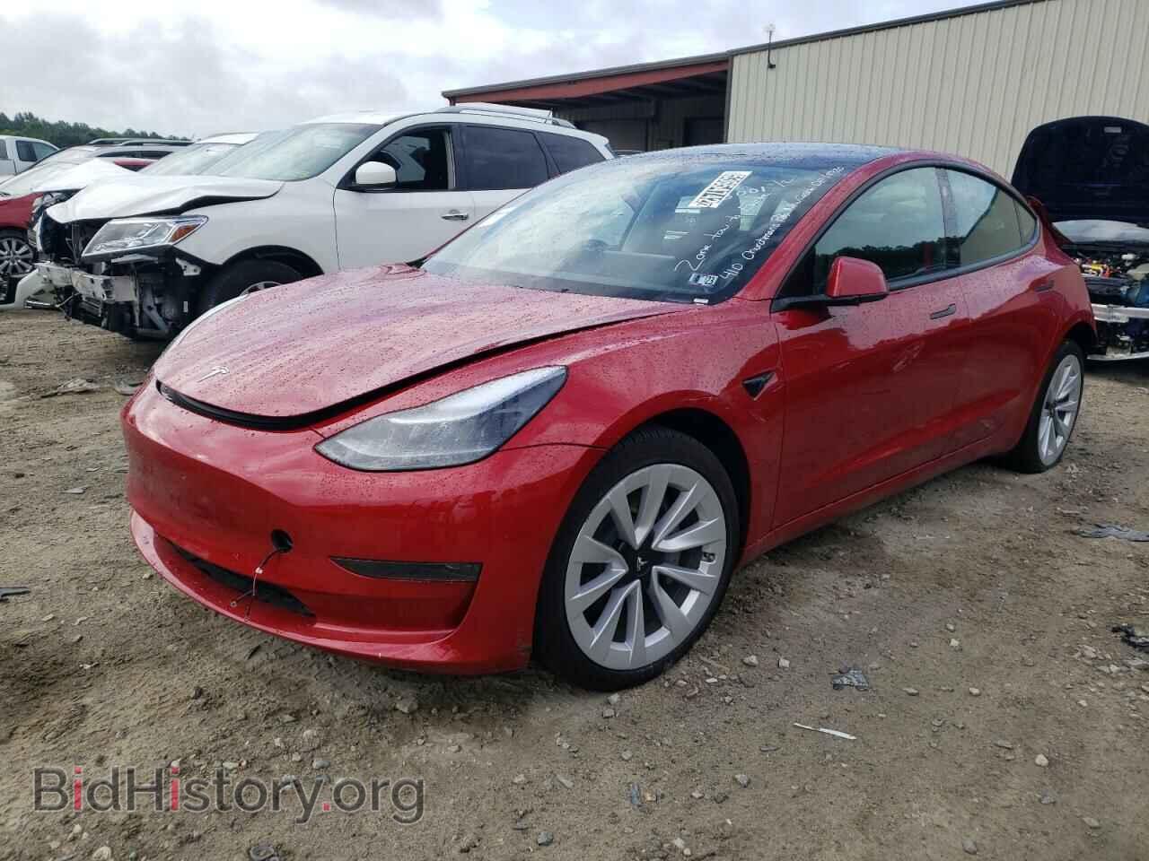 2022 TESLA MODEL 3 - VIN: 5YJ3E1EA7NF189518 - Фото 2