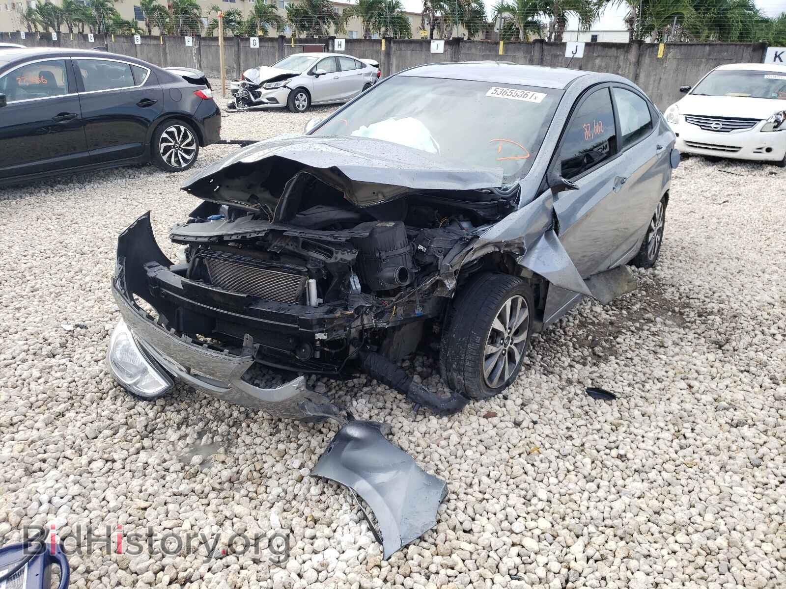 2017 HYUNDAI ACCENT - VIN: KMHCT4AE3HU372129 - Фото 2