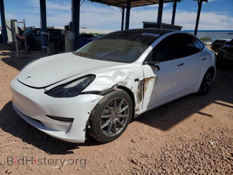 2021 Tesla MODEL 3 (VIN 5YJ3E1EA4MF100065) — фото 1 из 12, Copart, повреждение: передняя часть