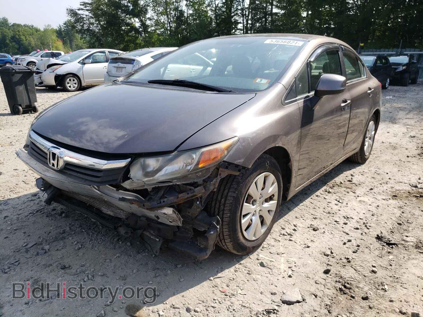 2012 HONDA CIVIC - VIN: 19XFB2F52CE306938 - Фото 2