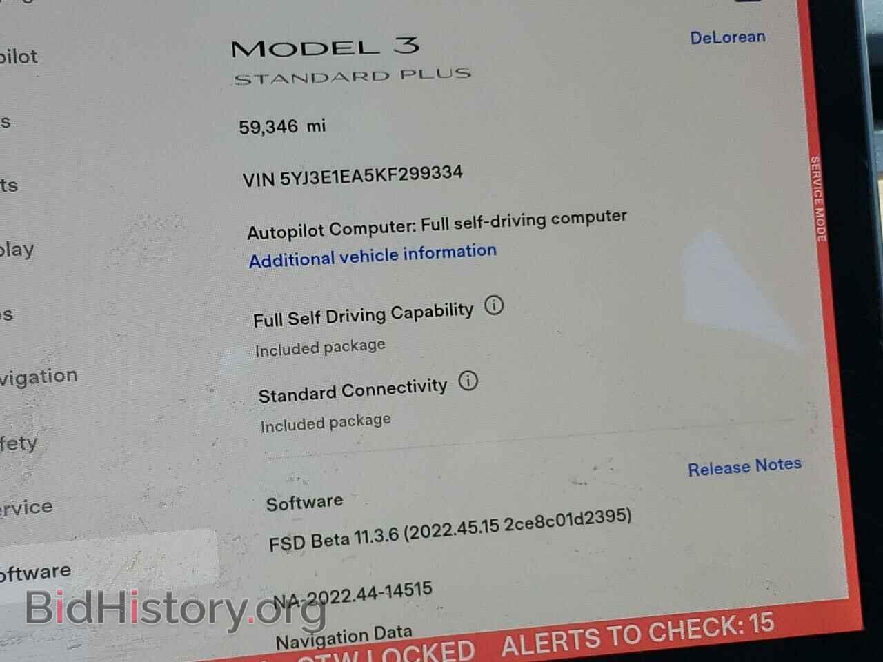 2019 TESLA MODEL 3 - VIN: 5YJ3E1EA5KF299334 - Фото 9