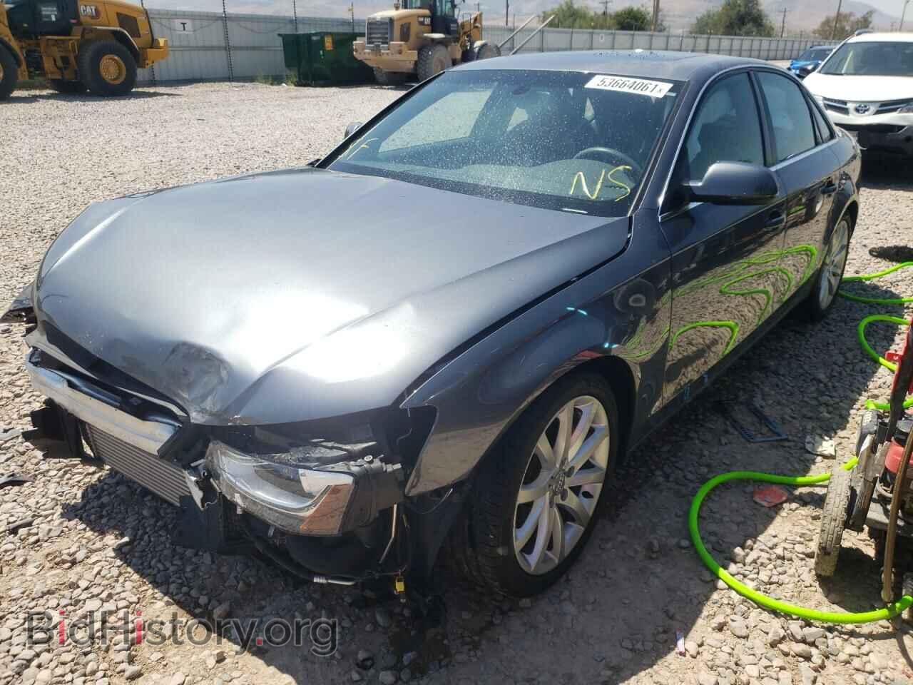 2013 AUDI A4 - VIN: WAUKFAFLXDN045970 - Фото 2