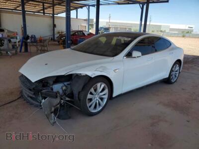 2016 Tesla MODEL S, белый — VIN 5YJSA1E29GF128870, Copart