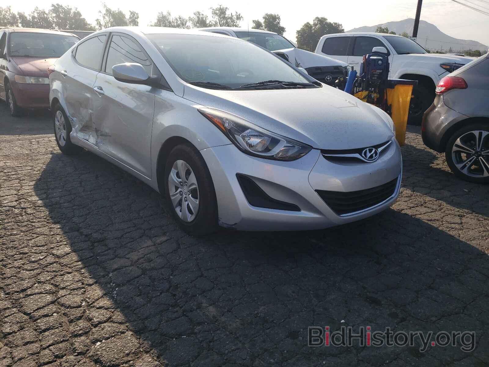 Фотография 5NPDH4AE3GH763154 - HYUNDAI ELANTRA 2016