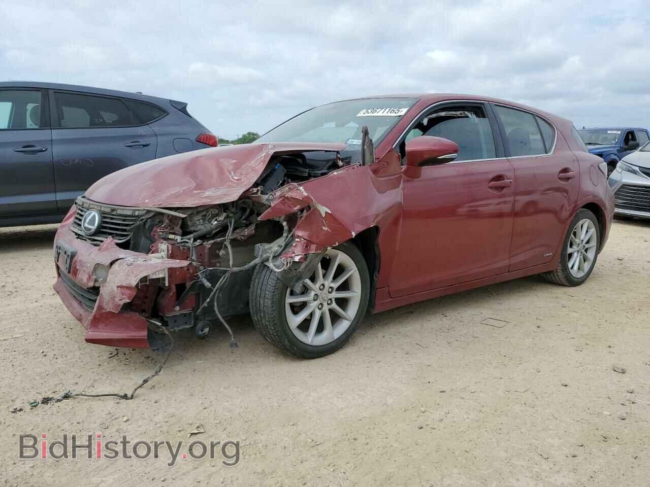 Photo JTHKD5BH4C2081038 - LEXUS CT 200 2012
